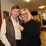Jana Paulová s hereckým kolegou Václavem Vydrou.