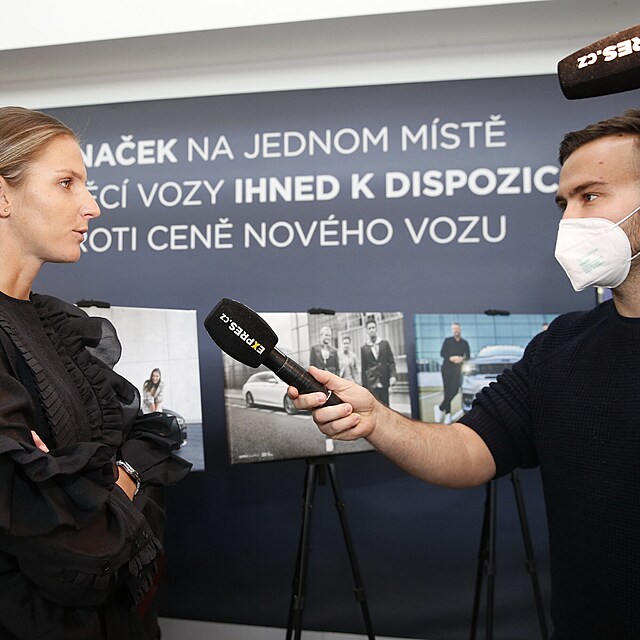 Karolna Plkov v rozhovoru s redaktorem Expresu