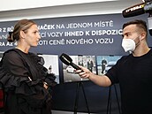Karolína Plíková v rozhovoru s redaktorem Expresu