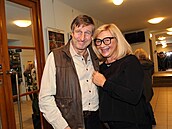 Jana Paulová s hereckým kolegou Václavem Vydrou.