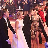 Ve StarDance tančili Martina Viktorie Kopecká, Tomáš Verner a Jina Cina spolu...