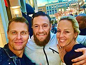 Potkali se i se slavným MMA zápasníkem Conorem McGregorem.