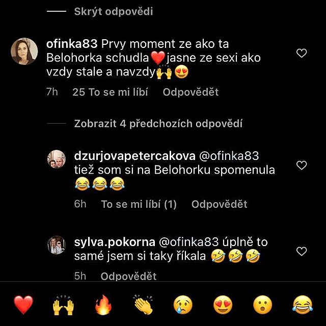 Simona Krainov dala na Instagram fotku z ple, kde podle nkterch fanouk...