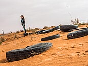 Zátií s pneumatikami: Olga Lounová pojede Dakarskou rallye coby spolujezdkyn...