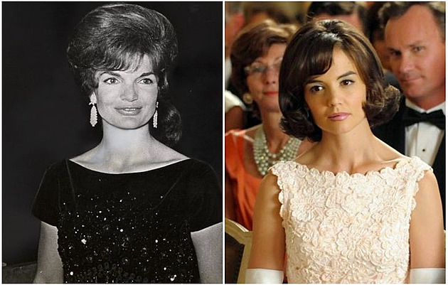 Jacqueline Kennedy and Katie Holmes