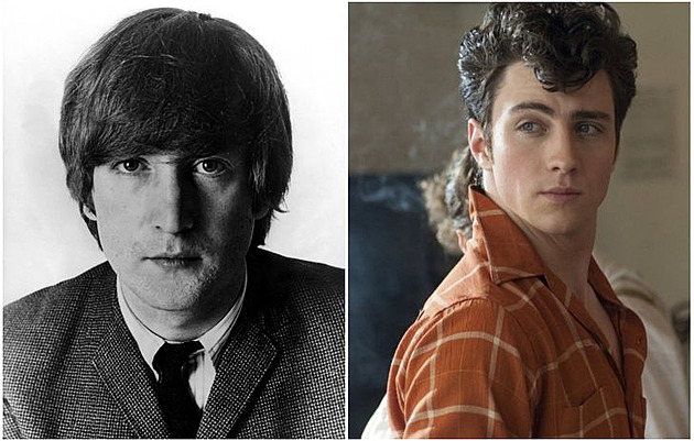 John Lennon and Aaron Taylor-Johnson