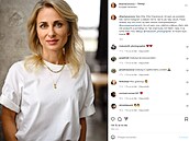 Dita Charanzová si zaloila profil na Instagramu.