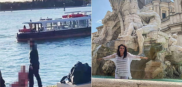 Polonahá turistka z Česka pózovala u památníku válečným hrdinkám v italských...