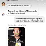 Petr Vojnar zveřejnil konverzaci s Jaromírem Soukupem.