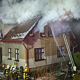 V domě rodiny Aničky Klápšťové z Peče celá země vypukl požár.