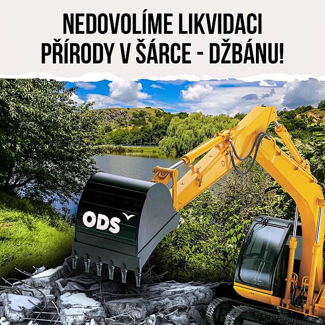 Na okol Dbnu na okraji Prahy 6 si pr brous zuby developei, za nimi podle...