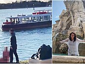 Polonahá turistka z eska pózovala u památníku váleným hrdinkám v italských...