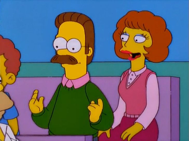 Maude Flanders (Maggie Roswell), The Simpsons