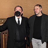 Robert Mikluš a Igor Chmela na premiéře snímku Mimořádná událost
