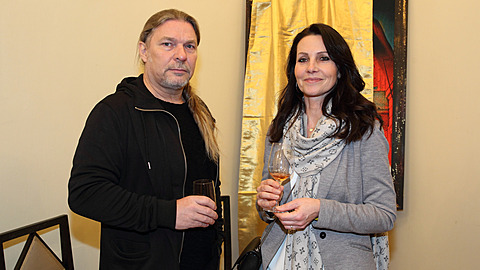 Petr Kolá s novou partnerkou Markétou.