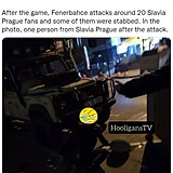 Na twitterovm tu HooligansTV se objevila informace o napaden slvistickch...