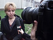 Marie erná se po Kajínkov zatení stala stedem zájmu médií.