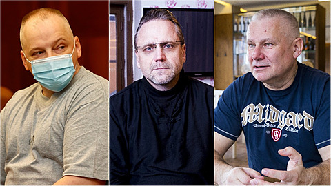 Rozhádané trio bývalých vz: Robert Tempel, Albert irovnický, Jií Kajínek.