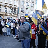 Ukrajinci demonstrovali na Vclavskm nmst.