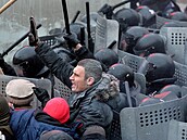 Vitalij Kliko v roce ji v roce 2014 urovnával naptí v Kyjev.