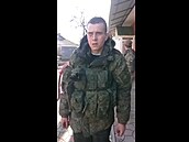 Jeden ze zajatých ruských voják.