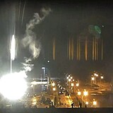 V jaderné elektrárně v Kyjevě vypukl požár poté, co ruské tanky začala...