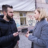 Olena promluvila o ubytovávání Ukrajinců v Domě Dobra.