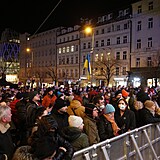 esk televize na Vclavku uspodala koncert pro Ukrajinu.