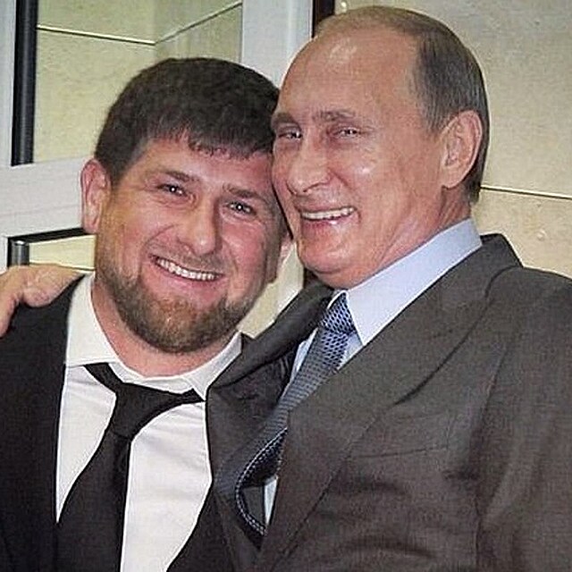 Ramzan Kadyrov s Vladimirem Putinem