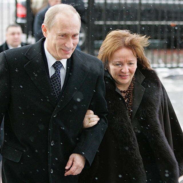Vladimir Putin s exmanelkou Ljudmilou