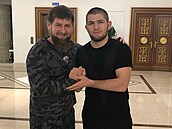 Ramzan Kadyrov s Khabibem Nurmagomedovem