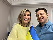 Ukrajinský prezidentský pár