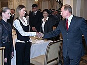 Vladimir Putin s Alinou Kabajevovou.