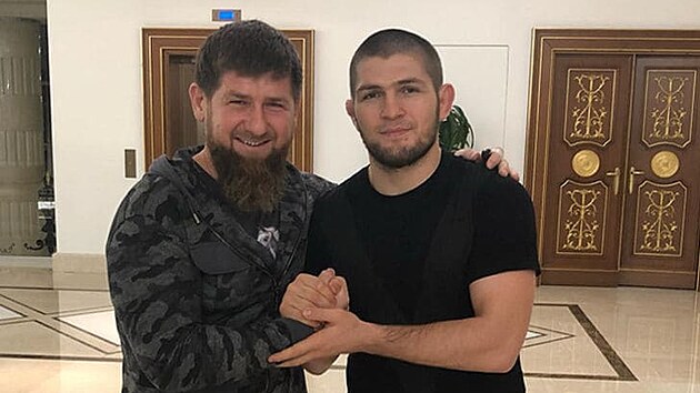 Ramzan Kadyrov s Khabibem Nurmagomedovem