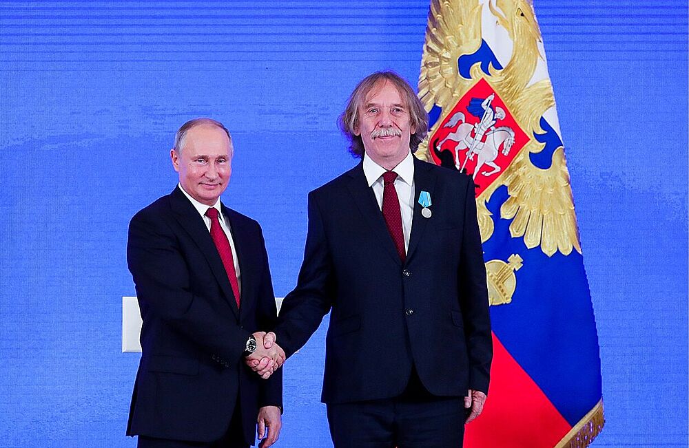 Jarek Nohavica v roce 2018 dostal od ruského prezidenta Putina Puškinovu...