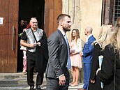 Mezi svatebními hosty se objevil i bývalý MMA zápasník André Reinders.