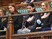Maria Mezentsevová v britském parlamentu
