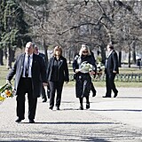 Pohřeb Pavla Bobošíka na Letenském zámečku.