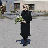 Pohřeb první dámy karlovarského festivalu Evy Zaoralové v pražských Strašnicích