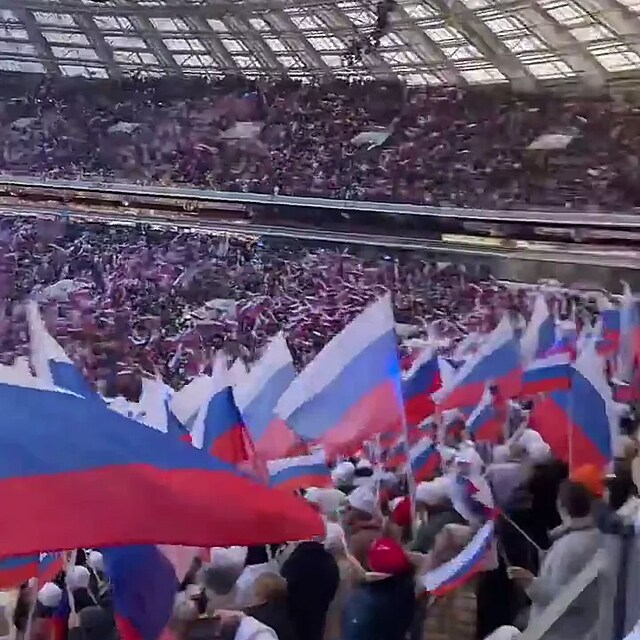 Jevgenij Pljuenko nechybl na moskevskm stadionu Luniki, kde ml projev...