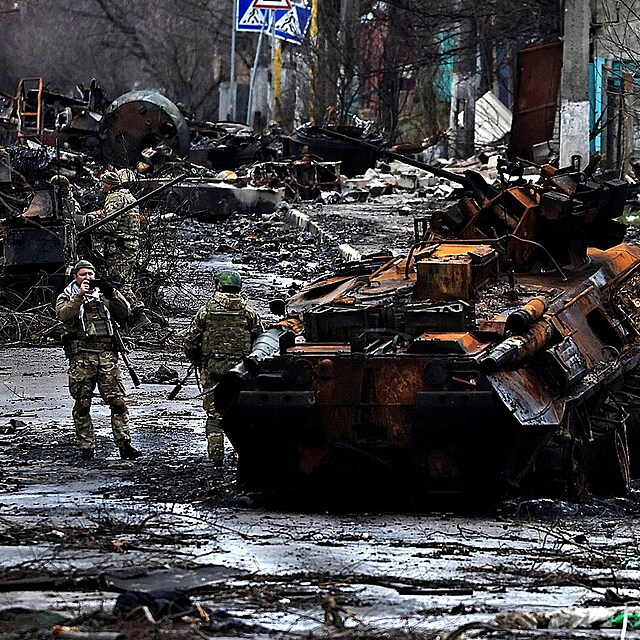 Ukrajinsk ministerstvo obrany osvobozen msto Bua oznailo za druhou...
