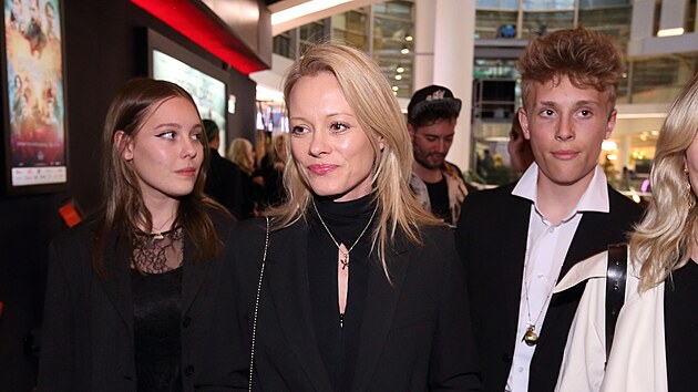Linda Rybová na premié�e filmu Fantastická zví�ata: Brundibálova tajemství v...