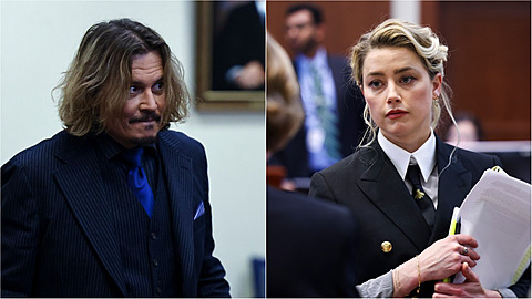 Johnny Depp se opět potkal s exmanželkou Amber Heard u soudu.