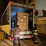 Jihočeský kraj 28. února na Ukrajinu poslal 60 palet, dva plné kamiony...