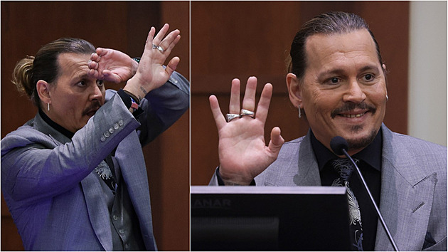 Johnny Depp a jeho plamenná výpověď u soudu