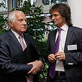 Miroslav Ševčík s exprezidentem Václavem Klausem