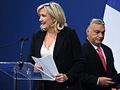 Marine Le Penová a Victor Orbán