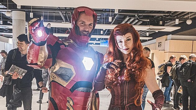 Zdenk Hib dorazil na Comic-Con jako Iron Man.
