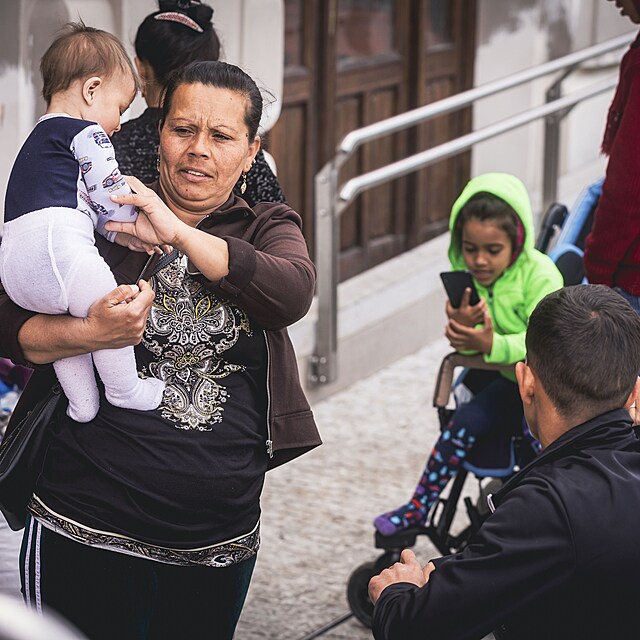 Ukrajint Romov na Hlavnm ndra v Praze