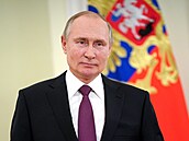 Vladimir Putin ped rokem